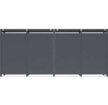 Éléments gris de protection visuelle pour l'extérieur