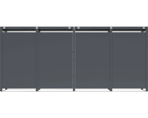 Éléments gris de protection visuelle pour l'extérieur