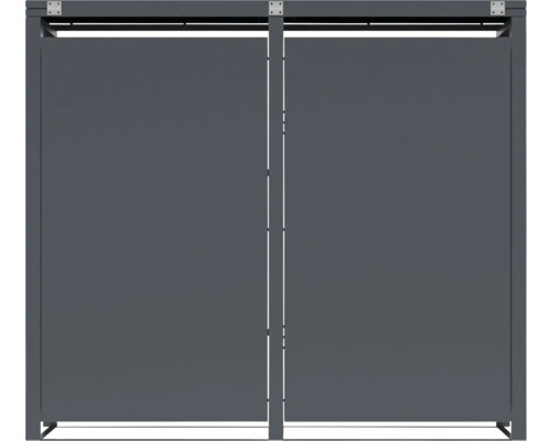 Porte coulissante opaque pour l'extérieur