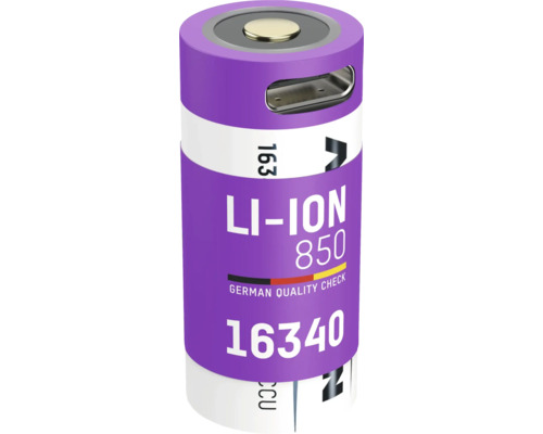 Pile lithium-ion 16340