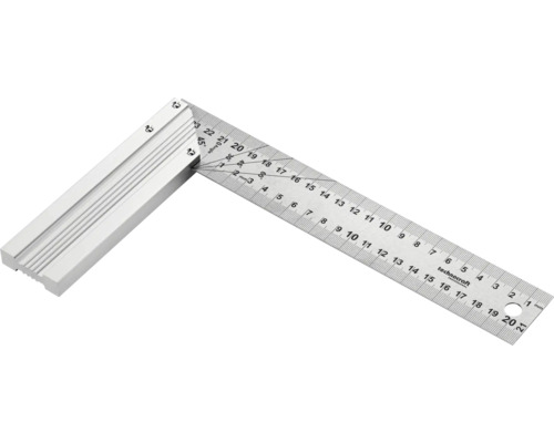 Technocraft Anschlag-Schreinerwinkel 250 mm Winkelmesser aus Metall