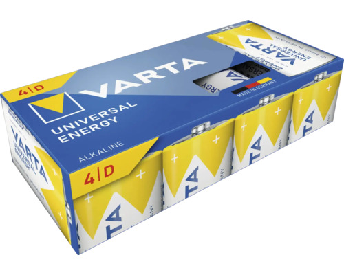 Varta Universal Energy Alkaline D Batterien, 4er Pack
