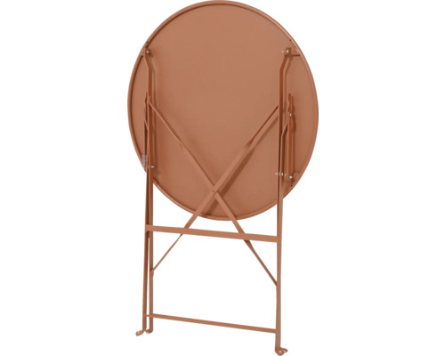 Table de jardin pliante, vue arrière