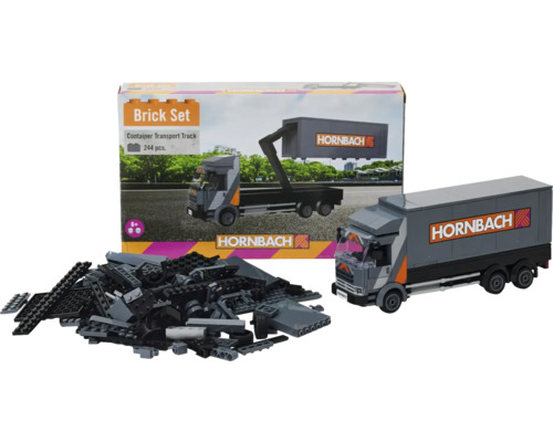 Hornbach Klemmbausteine Set Container Transporter LKW