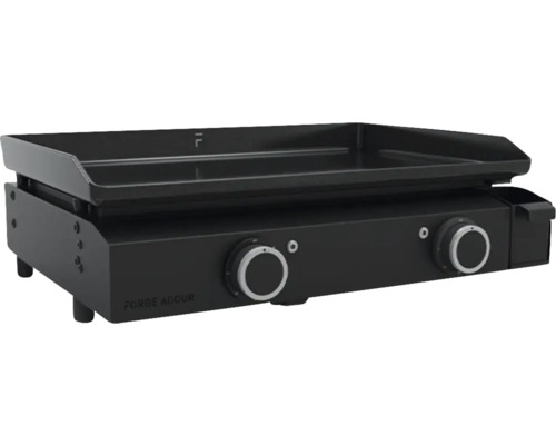 Barbecue électrique Forge Adour Plancha «Base», électr. 60 cm Forge Adour Plancha avec deux boutons de réglage