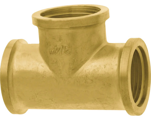 Messing T-Stück 3/4 Zoll