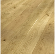 Verlegung von hellem Eichenparkett