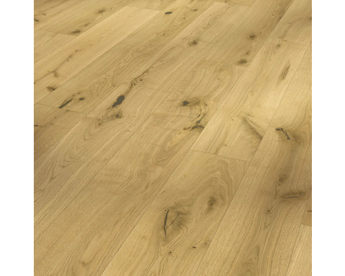 Parkett 11.5 Eiche Chianti natur gebürstet 2200 x 185 x 11.5 mm Verlegung von Parkettboden aus Holz
