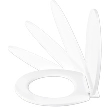 Abattant de WC avec différents angles d'ouverture