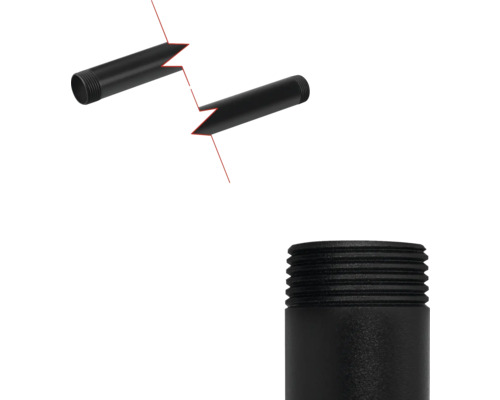 Rohrverbinder mit Gewinde zur Verbindung von Rohren