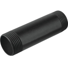 Tuyau fileté noir en métal