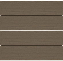 Pile de lames de terrasse en composite bois plastique