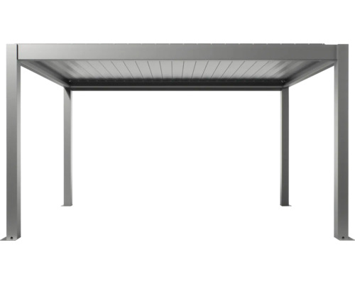 Pergola autoportante avec toit à lamelles