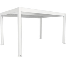 Freistehende weiße Pergola