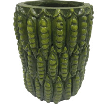 Pot de fleurs avec motif de pois