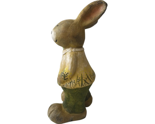 Figurine de lapin comme décoration de jardin