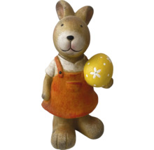 Figurine de lapin de Pâques avec décoration d'oeuf de Pâques