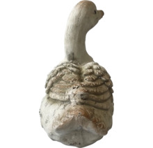 Figurine de jardin décorative oie en pierre