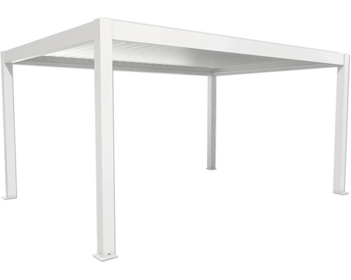 Pergola de jardin en aluminium blanc