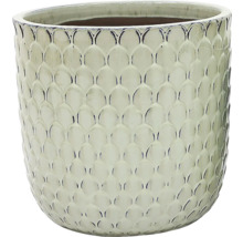 Pot de fleurs en céramique avec motif d'écailles