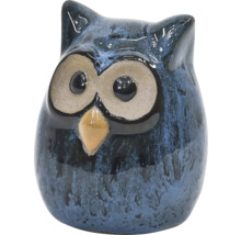 Figurine décorative de hibou en céramique