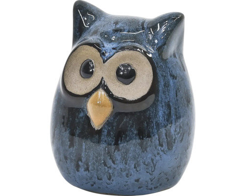 Figurine décorative de hibou en céramique