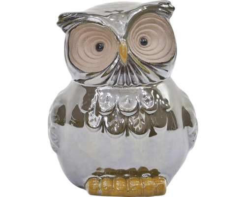 Figurine décorative de hibou en céramique