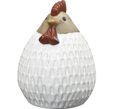 Figurine décorative en céramique en forme de poule