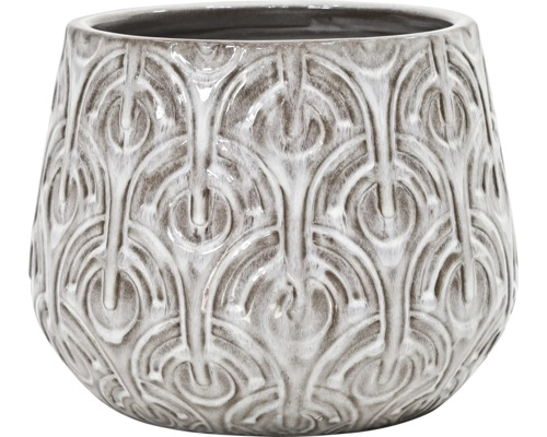 Pot de fleurs en céramique avec motif