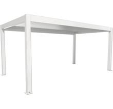 Freistehende weisse Pergola für den Garten