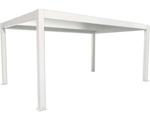 Freistehende weisse Pergola