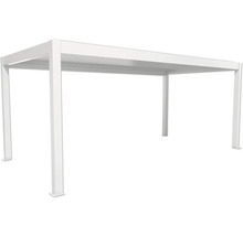 Weisse freistehende Pergola für den Aussenbereich