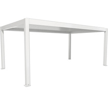 Freistehende weisse Pergola