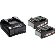 Chargeur de batterie Metabo avec deux batteries