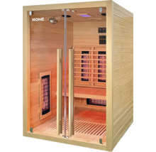 Infrarotsauna mit Glasfront und Holzverkleidung der Marke Home Deluxe