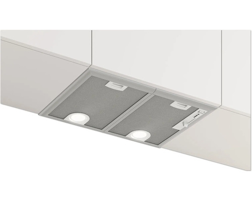 Lüfterbaustein Bosch DHL555BM BxT 53 x 38 cm edelstahl Eingebaute Dunstabzugshaube unter einem Küchenschrank mit zwei Filtern und zwei Lichtern