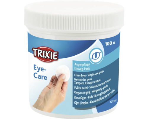 Trixie Augenpflege Einwegpads, Packung mit 100 Stück