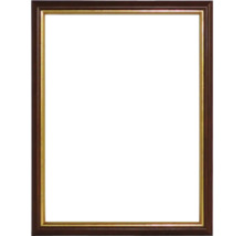 Cadre photo rectangulaire avec aspect bois