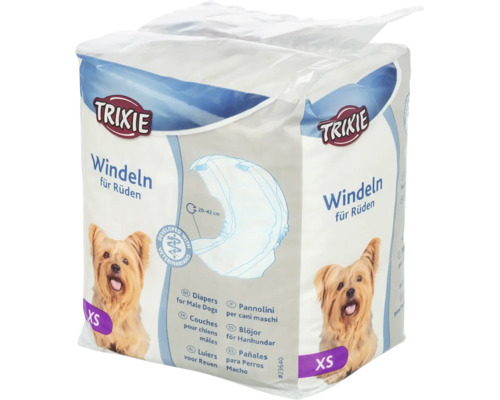 Verpackung Hunde Windeln für Rüden, Größe XS, Marke Trixie