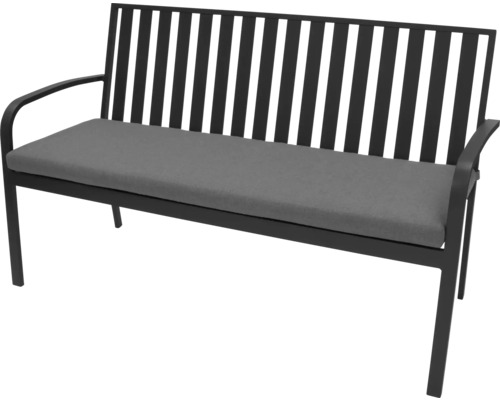 Banc de jardin avec coussin d'assise