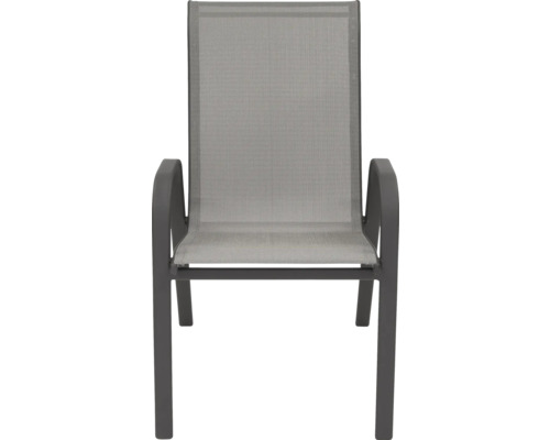 Gartenstuhl anthrazit Gartenstuhl mit Armlehnen