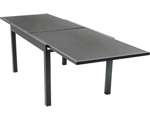 Table de jardin extensible avec structure en métal