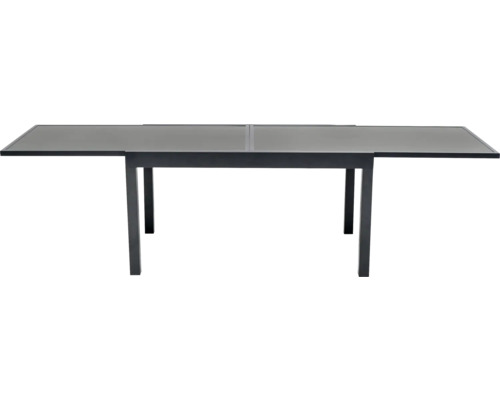 Table de jardin extensible avec cadre