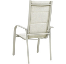 Gartensessel mit Armlehnen und Textilbespannung