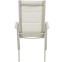 Gartenstuhl mit Armlehnen und Textilbespannung