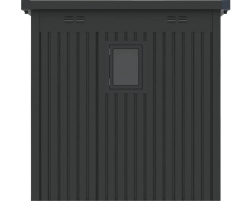 Paroi de remise de jardin avec fenêtre