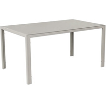 Table rectangulaire avec structure métallique
