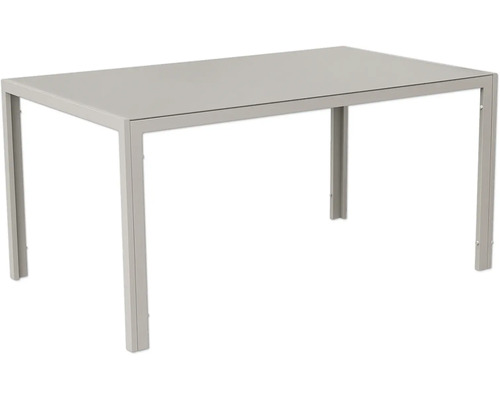 Table rectangulaire avec structure métallique