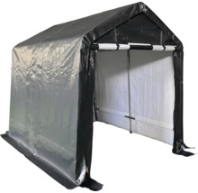 Graues und schwarzes Gerätezelt