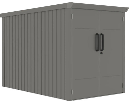 Abri de jardin avec double porte pour ranger les outils de jardin